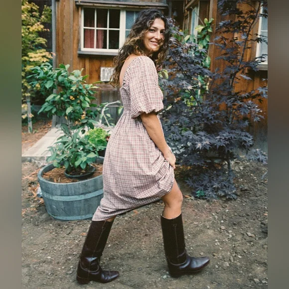 Christy Dawn Katrina in ruby plaid, medium - Picture 6 of 12